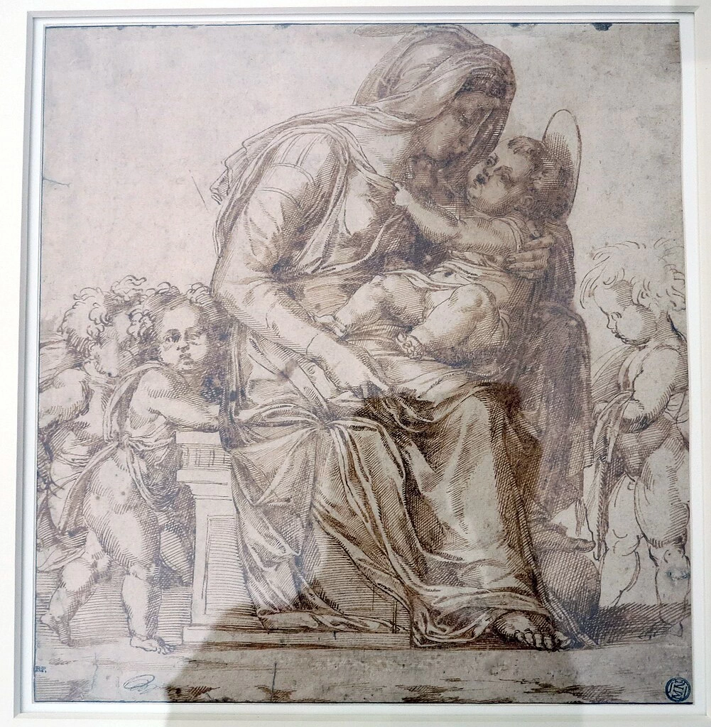Madonna col Bambino e putti - Louvre, Parigi